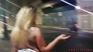 Me and my friend Bibi Tsunami are causing trouble on Augusta Street