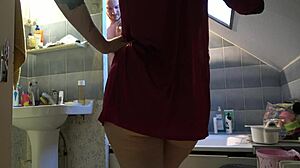 Daisy deesse craves monster cock after work shift