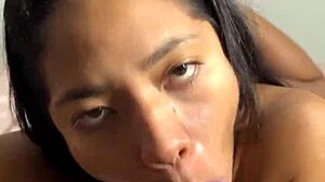 Mature Couple's Huge BBC Blowjob POV