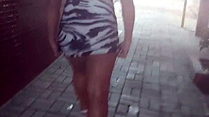 Me and my friend Bibi Tsunami are causing trouble on Augusta Street