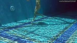 nicole pearl swimming like a milf