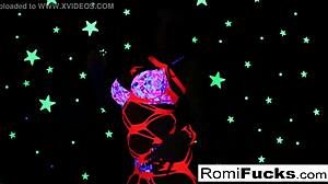 romi rain stuffs pussy with toys?