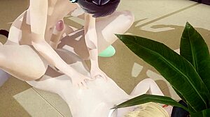 Japanese femboy cole gets blowjob and fucked by catboy in sissy crossdress yaoi anime style