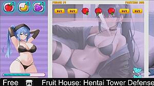 fruit house hentai tower defense game is so fun