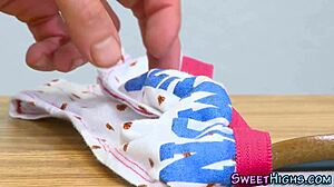 jizzed teen 18+ nail in classroom uniform