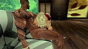 Watch this big ass get licked and fucked in interracial anal