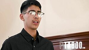 Huge tits ebony babe avery jane gets pov blowjob and fucking from her junior 😍