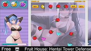fruit house hentai tower defense game is so fun