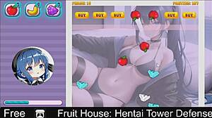 fruit house hentai tower defense game is so fun