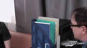 Young Nice tempted and nailed hard by her older schoolteacher.