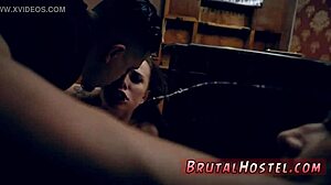 Teen massage rough fuck and surprise bondage!