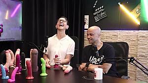 Eilani Quina And Victor Luciano Explore Upper Toys Sheer Red