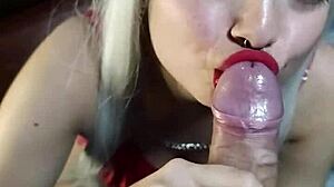 white moon compilation of deepthroat blowjob with facial