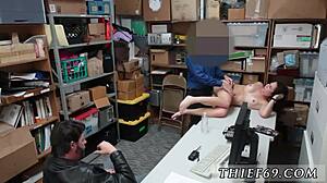 Cop bangs partner hard! Watch full police movie suspect caught on cam