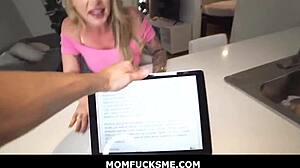 Momfucksme - lolly dames rewards johnny with her massive tits and milf pussy for fucking.