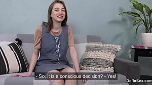 Passionate girl fingers tight kitty till she cums hard! 😍