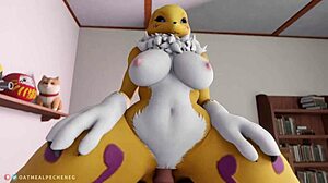 omg i can’t even... renamon ridin me cowgirl style in hentai pov so hottt