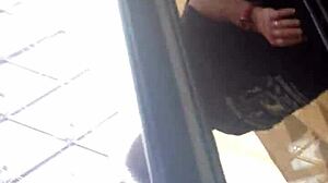 Upskirt View at the Louvre in Paris!