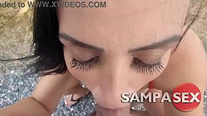 bigass milf enjoys a creampie in the garden