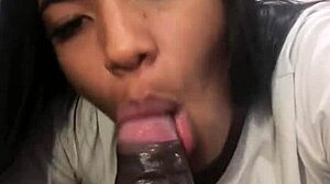 She Records Herself Giving Sloppy Blowjob To Her Friend.