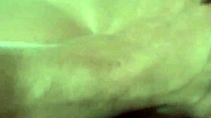 Teen Handjob on Monster Cock in Homemade Scene