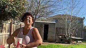 Wet Shirt Amateur with Natural Tits