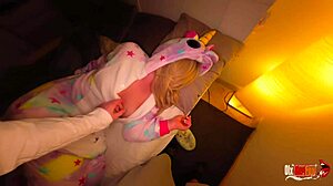 I Put My Dick In My Stepdaughter's Mouth And She Wakes Up Sucking