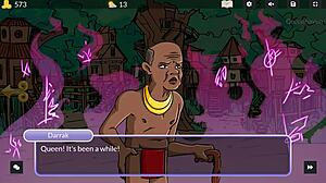 Slutty whores in Queen's Brothel fucked by werewolf during boss battle