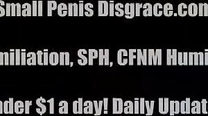 Mistress Humiliates Slave's Tiny Cock in BDSM Session