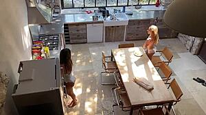 Anissa Kate, Megane Lopez, Angel Emily Swallow Mike Angelo's Cum