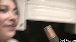 amateur lesbians enjoy a fun time at home 🍓