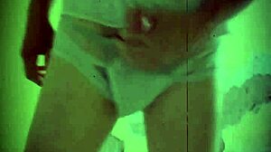gay fetish video featuring alejandro mistral's monster cock in wet panties