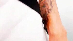 Gorgeous Redhead Invades Men's Bathroom For Fun