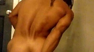 Ivory white masturbates publicly in a random apartment