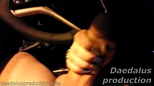 Point Of View Encounter in Car with Tattooed Goth