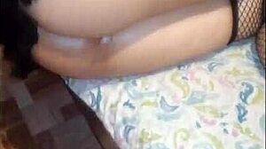 Teen Rides Friends Cock For Anal And Creampie