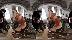 Virtual Taboo Brunette Masturbates to Big Ass Orgasm 😈