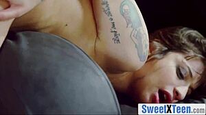 Short-Haired Italian Teen Silvia Soprano's Tight Pussy Fucked Hard