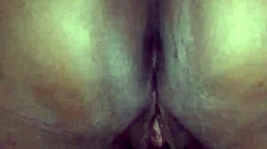 This ebony dirty slut feels intense pleasure while fingering her bbw ass