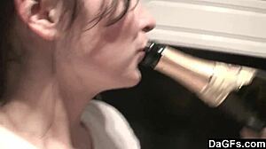 amateur lesbians enjoy a fun time at home 🍓