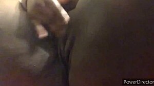 Ebony Slut Fingers Herself To Squirt Cum