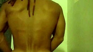 Ivory white masturbates publicly in a random apartment