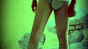 gay fetish video featuring alejandro mistral's monster cock in wet panties