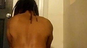 Ivory white masturbates publicly in a random apartment