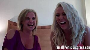 Mistress Humiliates Slave's Tiny Cock in BDSM Session