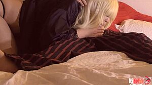 TEEN 18+ SUCKS, SWAPS, AND SWALLOWS MONSTER COCK