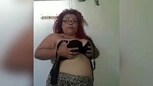 Gordibuena Undresses in Horny Homemade Solo Masturbation