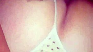 Mature Woman Poses Seductively on Her Side in Homemade Video