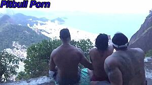 Emotional Orgy with Friends at Rio's Mirante