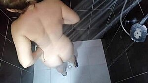 SPYING on my MATURE latina STEPMOTHER at HOME